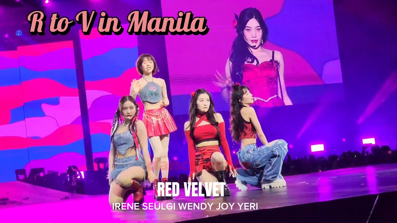 [FULL CAM][VIP D] Red Velvet R to V in Manila at MOA Arena Philippines