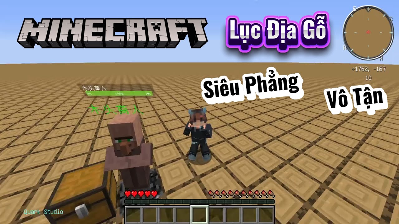 Minecraft: Thử thách 100 ngày phá đảo lục địa gỗ vô tận siêu phẳng