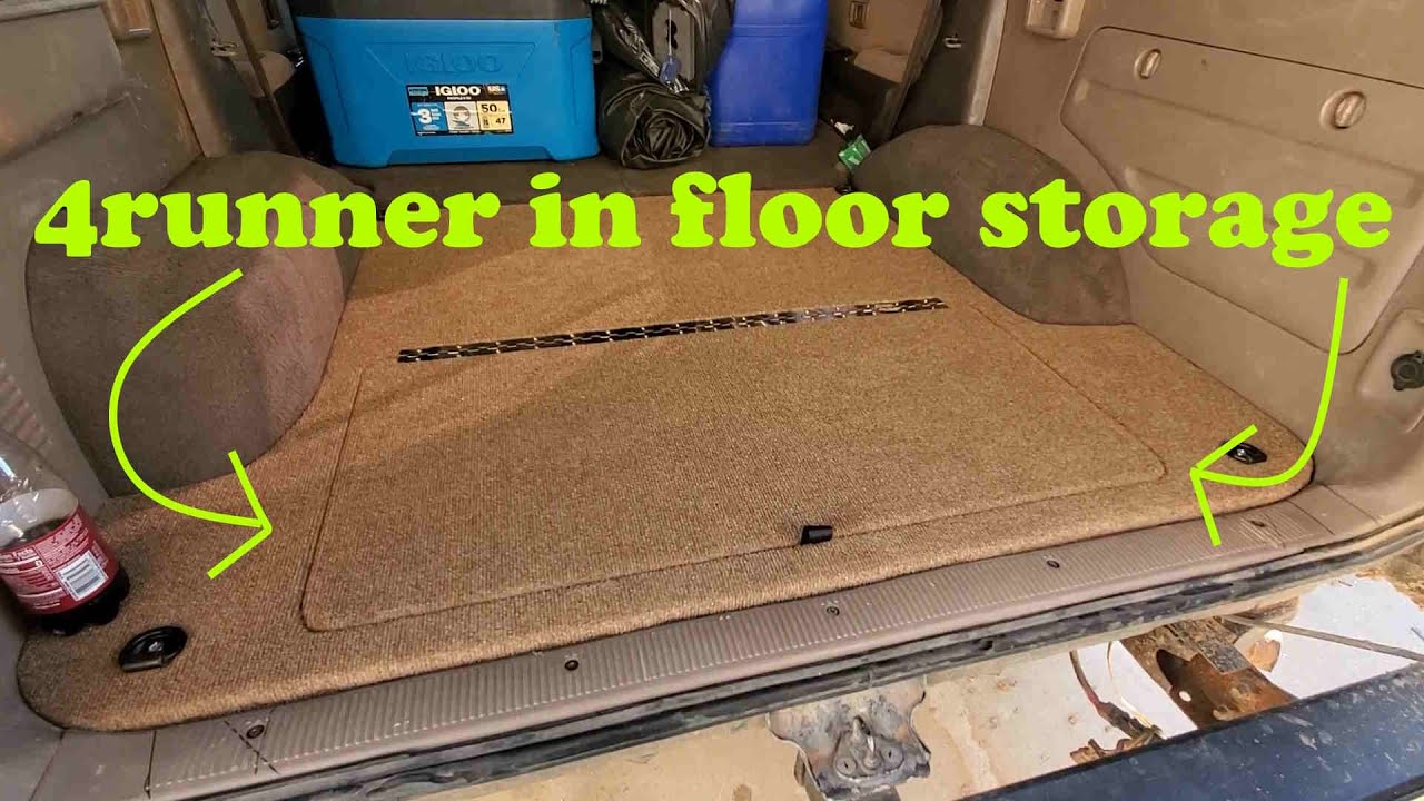 In floor storage for 3rd gen Toyota 4runner