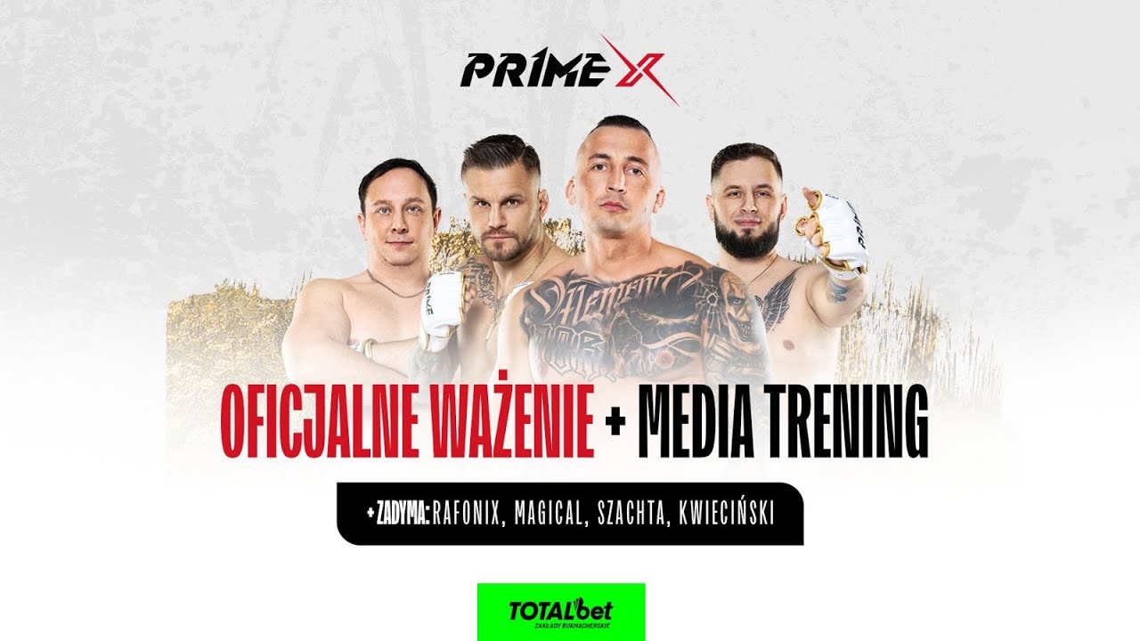 WAŻENIE & MEDIA TRENING | ZADYMA : RAFONIX vs MAGICAL | SZACHTA vs KWIECIŃSKI
