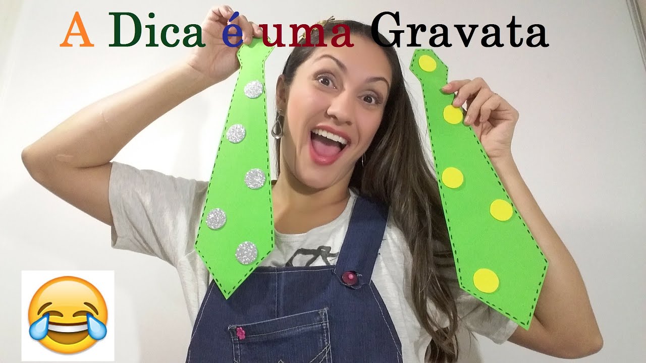Apresentação com Gravata feita de EVA (1ª Parte)