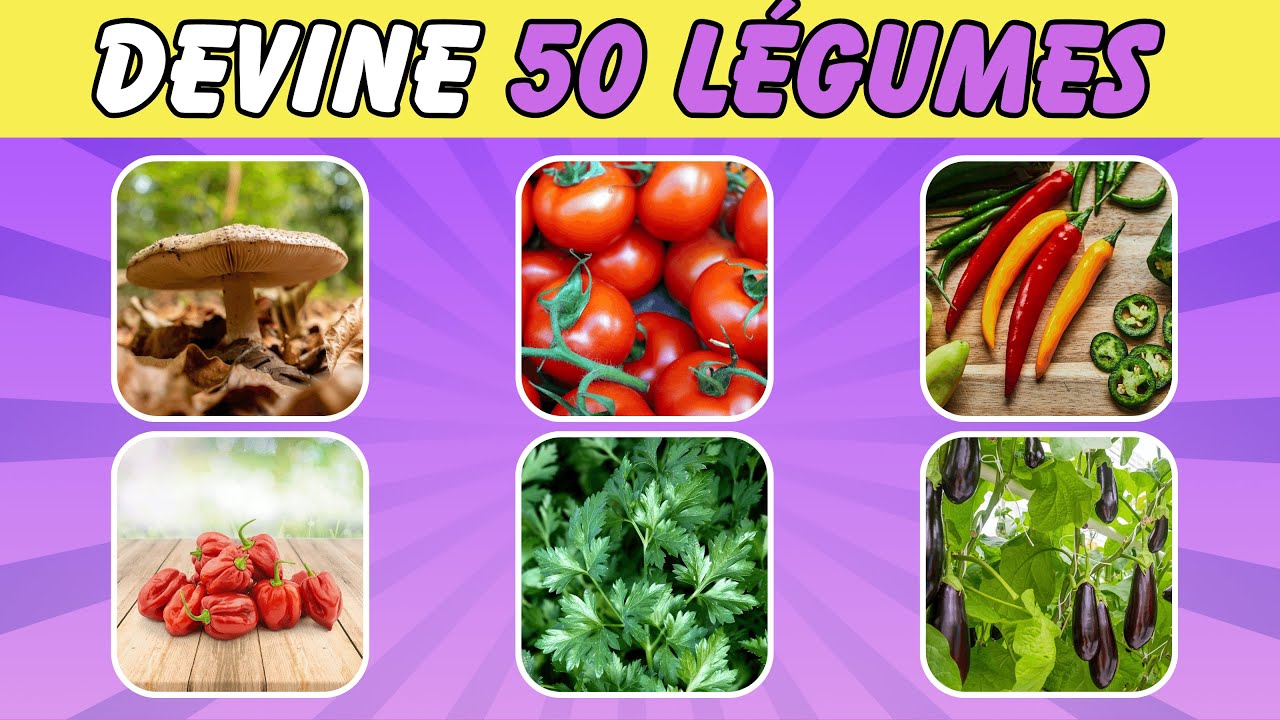 Pourras-tu Deviner les 50 Légumes ?! 🍠🌽🥦