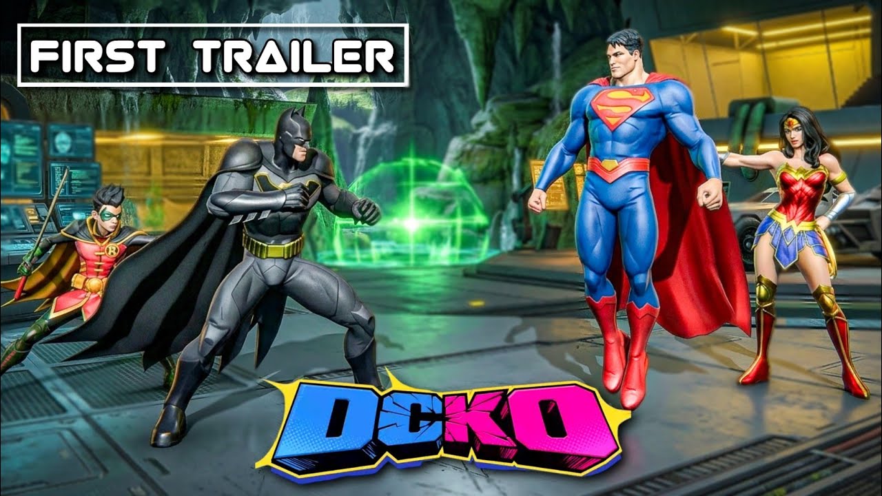 DCKO NEW DC HERO FIGHTING GAME on MOBILE | First Trailer (Android IOS)