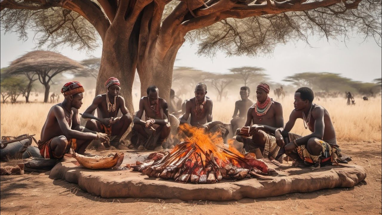 Join The Hadzabe Tribe In A Thrilling Baboon Hunt - Masters Of The Forest At Work!