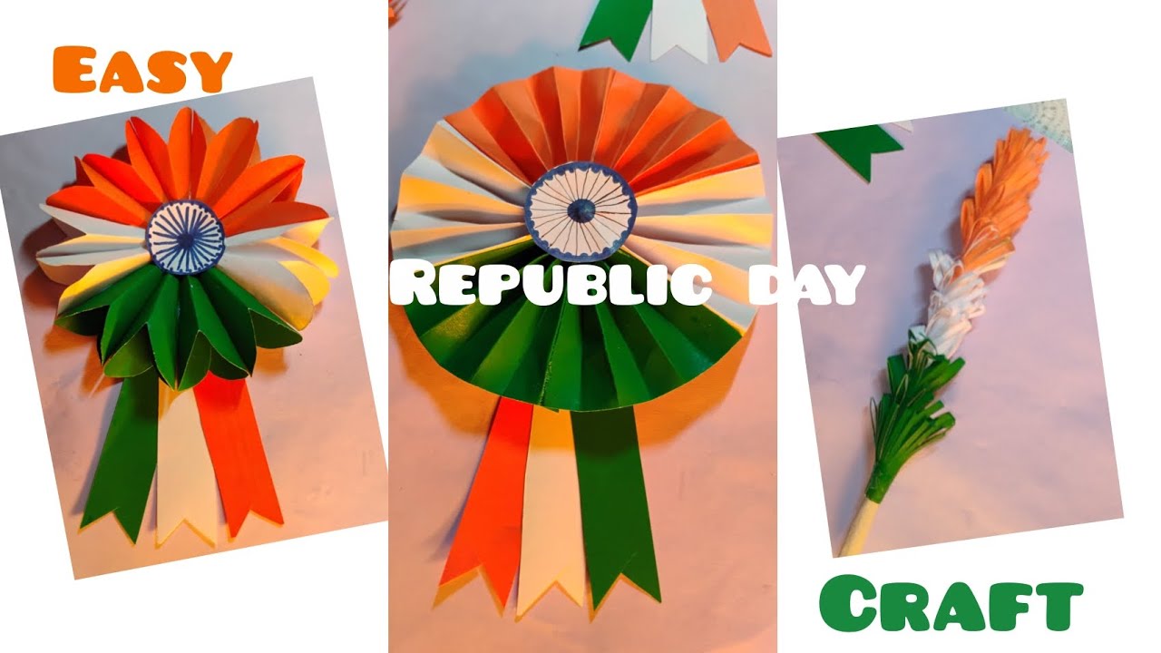 26 January Easy Paper Craft 🇮🇳 | Republic Day Badge | School Craft