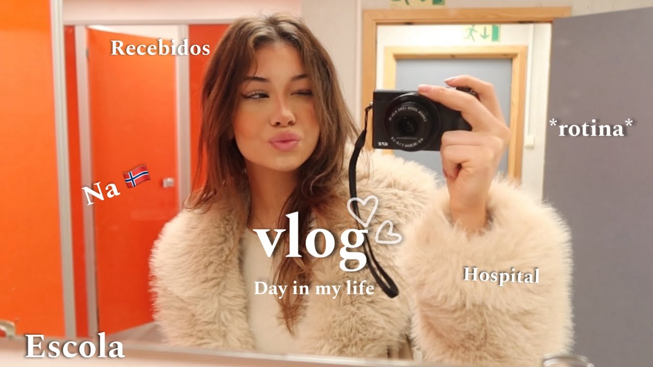 24 HORAS COMIGO|| minha rotina real na 🇳🇴 *escola, grwm, recebidos, estudo e etc…*