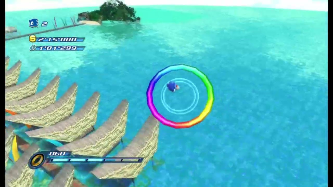 Sonic Unleashed Wii Jungle Joyride Speedrun 01:32:364