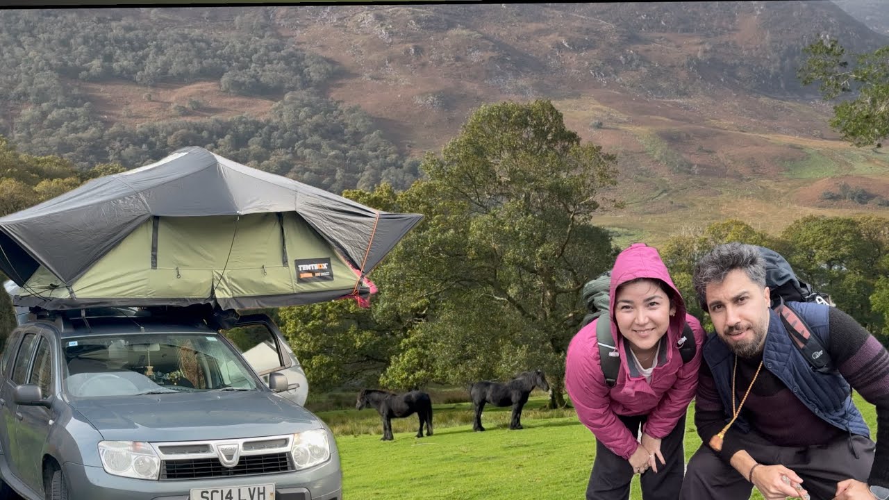 We Camped in a Storm| Couldn't Sleep All Night in our Tent Box| Lake District Adventure