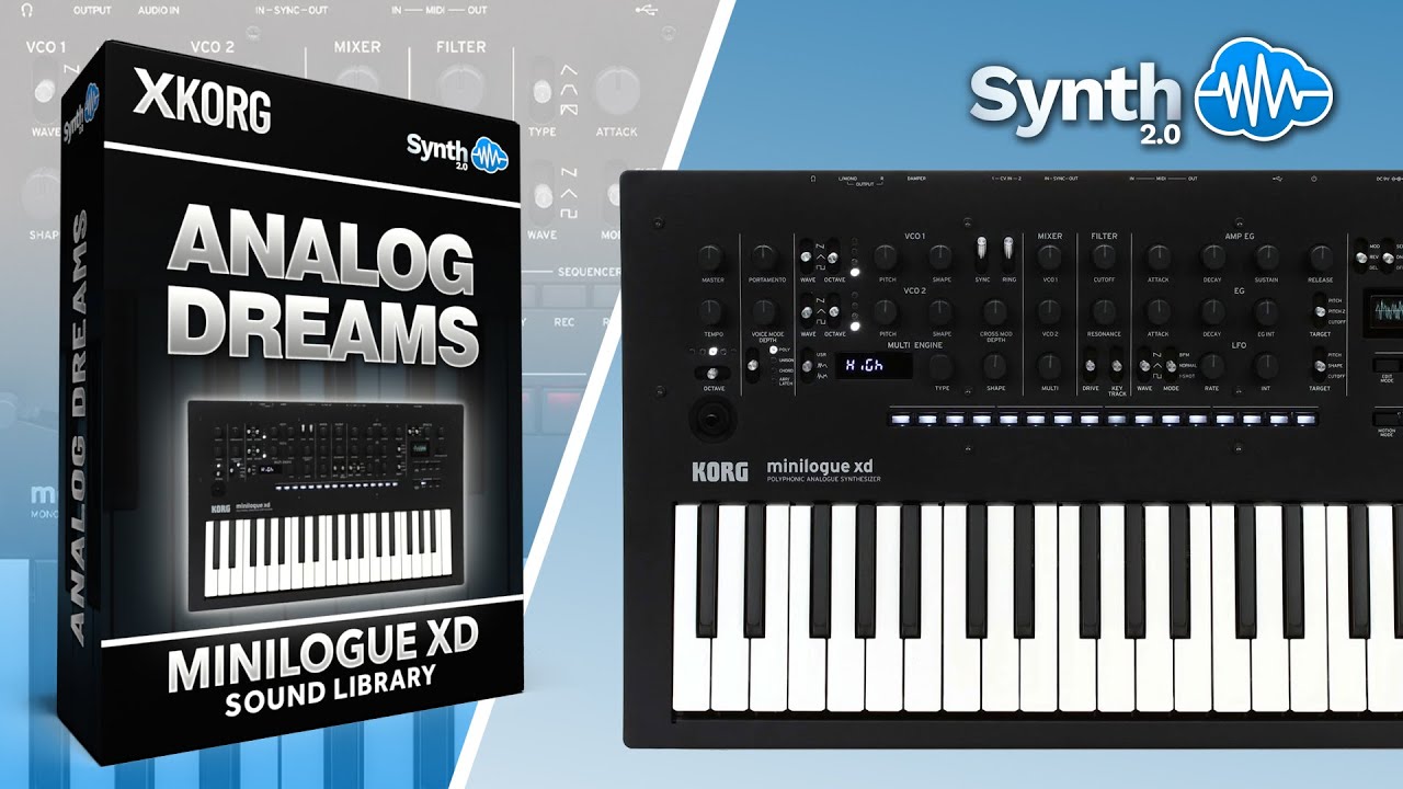 KORG MINILOGUE XD ♫ 76 Custom Sounds ► ANALOG DREAMS SOUND LIBRARY