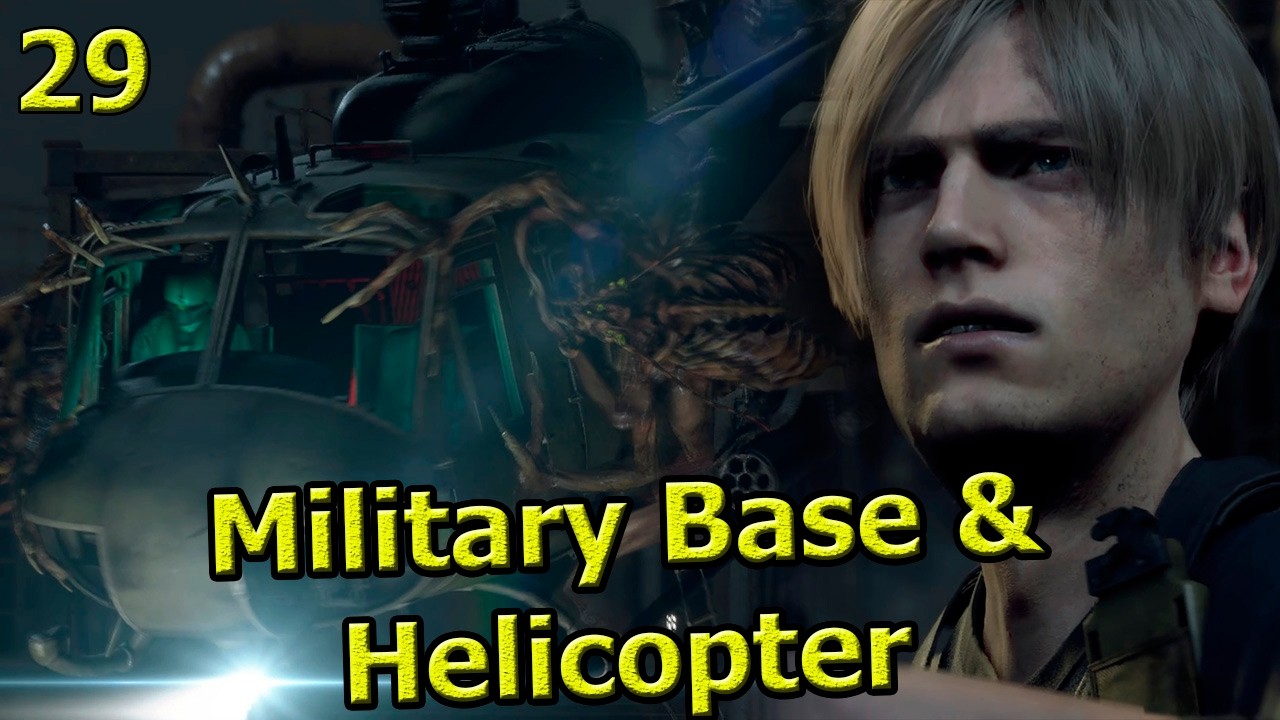 Resident Evil 4 remake — Military Base on the Island & Helicopter Scene