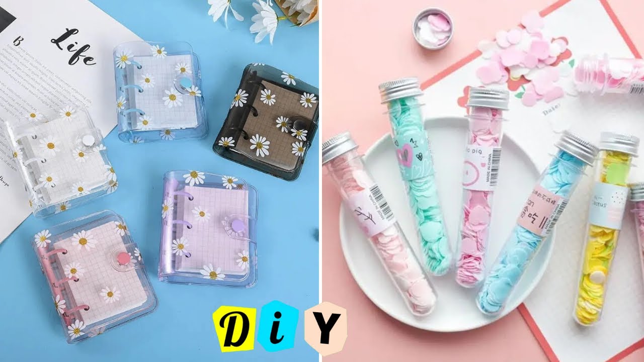 🌷DIY cute stationery / How to make stationery supplies at home / handmade stationery/ easy crafts