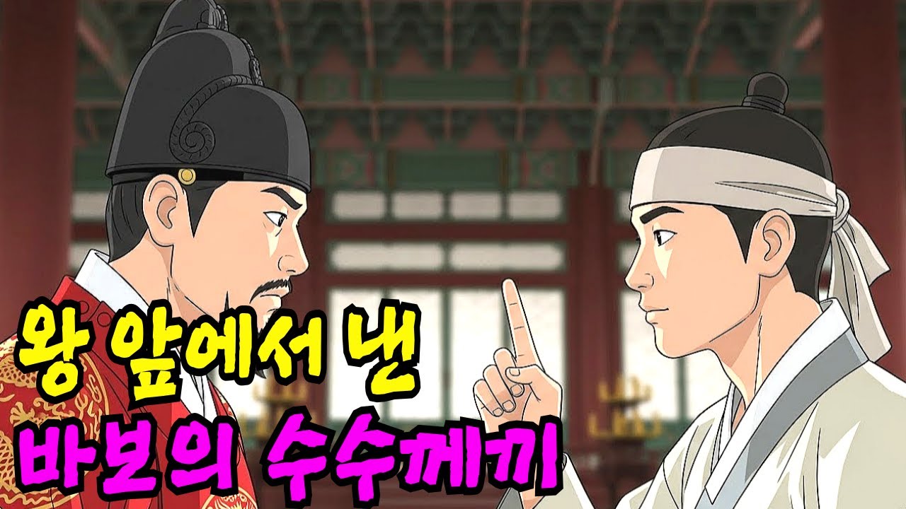 병든 어머니를 살리기 위해 왕에게 도전한 무모한 바보 청년 |시니어 옛이야기 |조선 민담 |야담