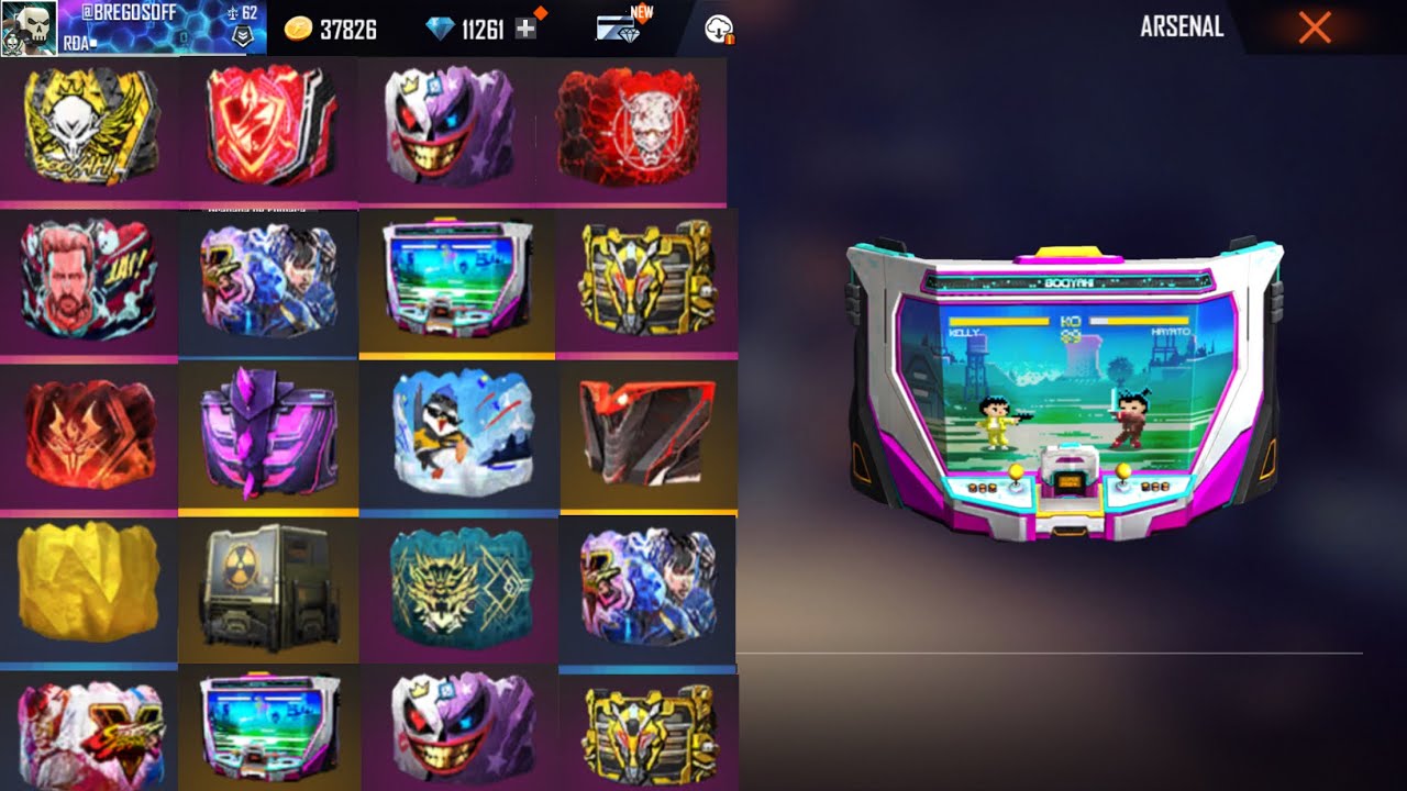 TODOS OS GELOS DO FREE FIRE//GRANADA DE GEL FREE FIRE 2022