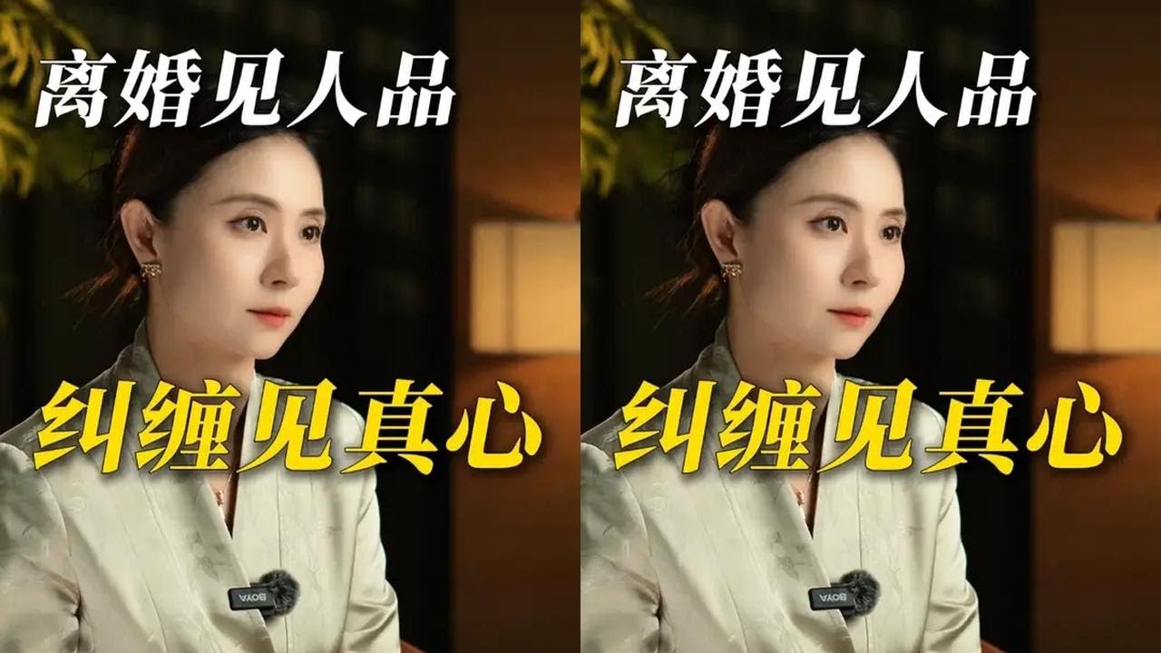 离婚见人品，纠缠见真心 #共鸣  #男女之情  #情感