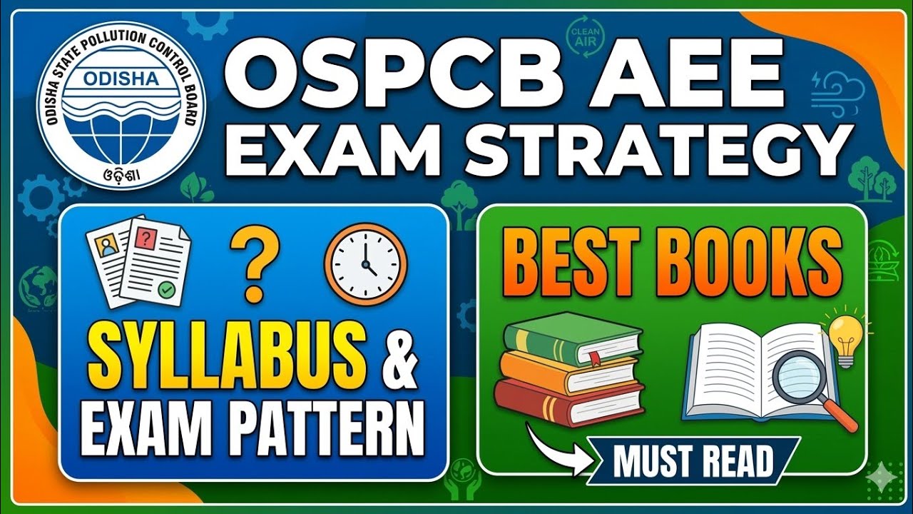 Odisha Pollution Control Board Assistant Environmental Engineer Exam Strategy Syllabus Pattern Books
