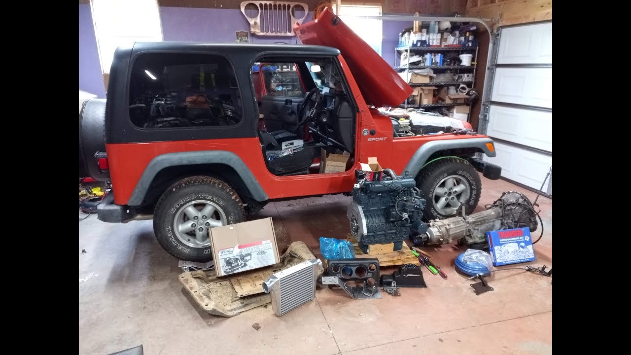Parts Overview for my Kubota V2403 Diesel Engine Swap TJ Wrangler [Felicity - 01a]
