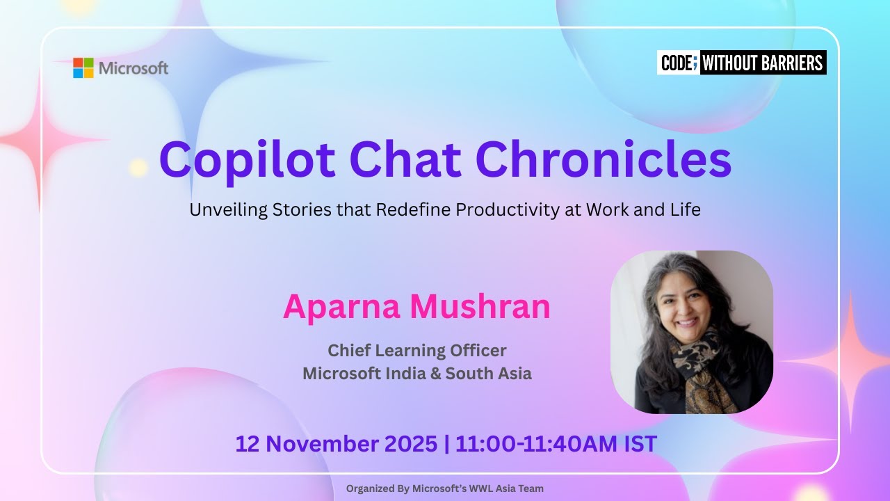 Copilot Chat Chronicles Episode 1 | Microsoft leaders sharing professional and personal use cases