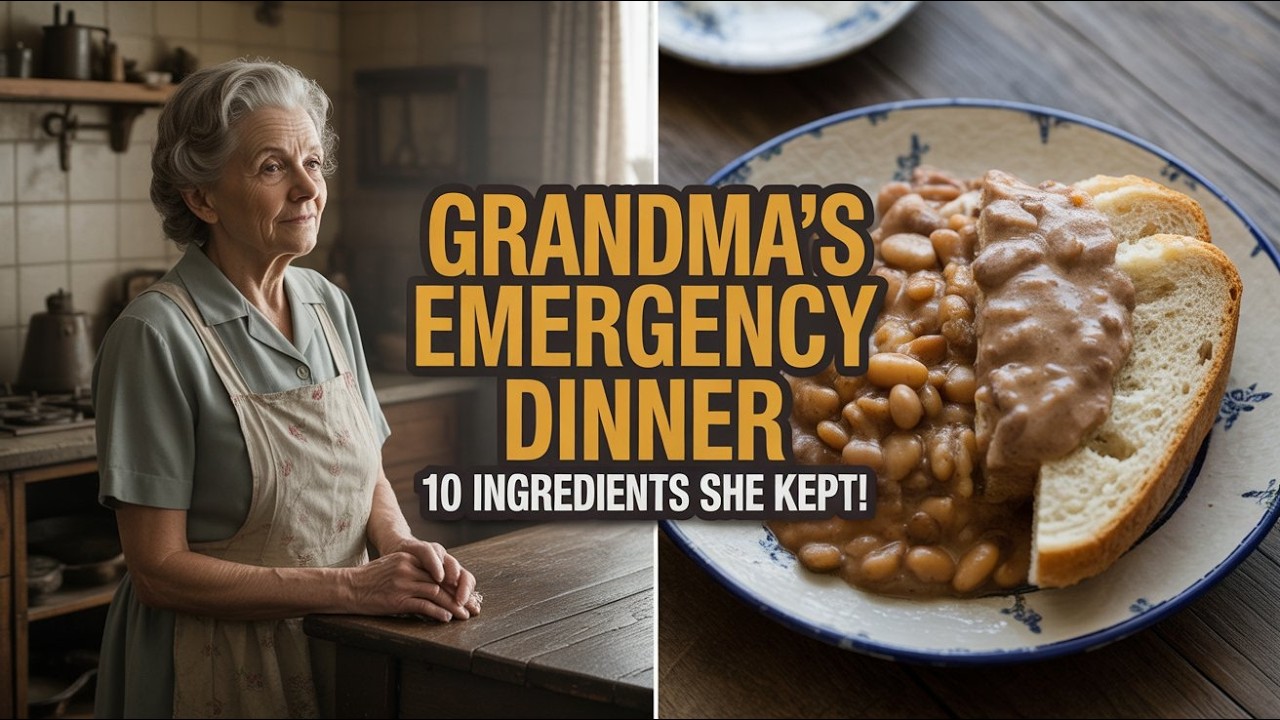 “Grandma’s Emergency Dinner: 10 Must-Have Ingredients She Always Kept for Hard Times”