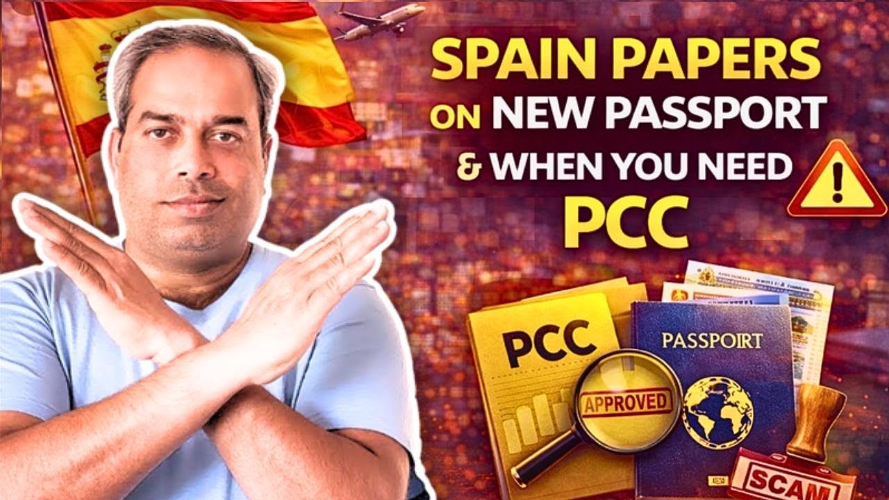 New Passport in Spain Process — Big Risk or Safe?& when you need PCC?