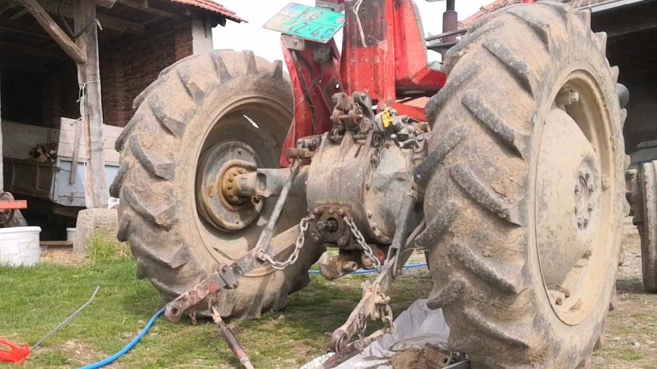 Montiranje zastitnog rama na IMT 539