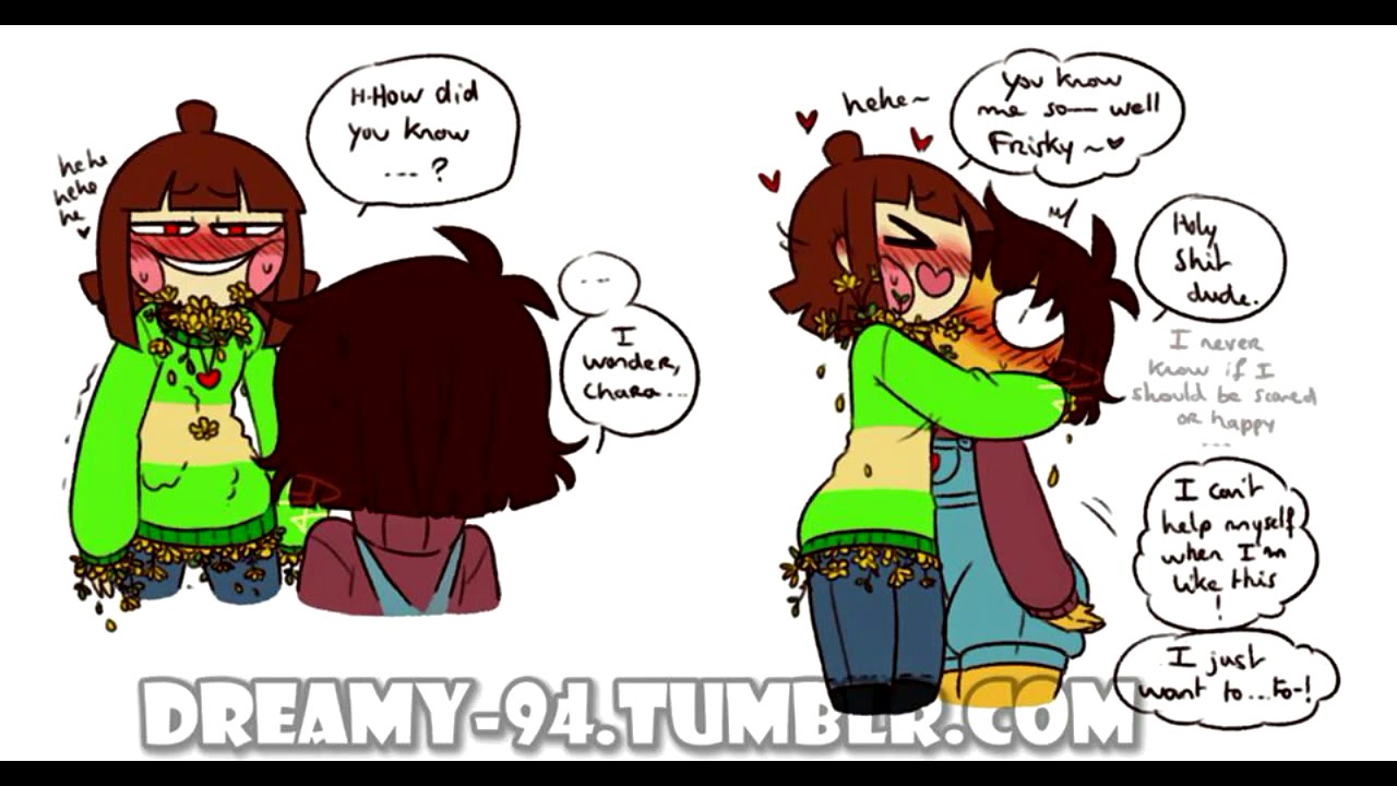 Frisk x Chara  I really like you
