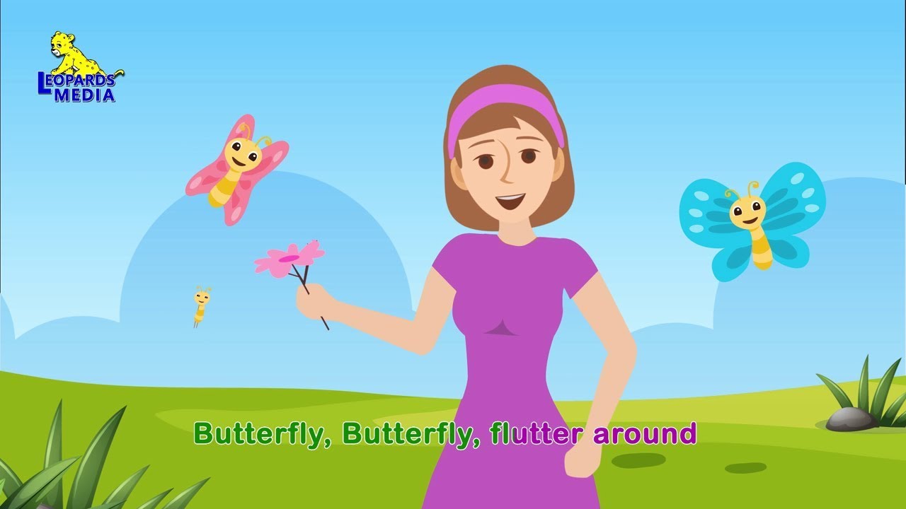 Butterfly Butterfly | English Nursery Rhymes | English Kids Songs
