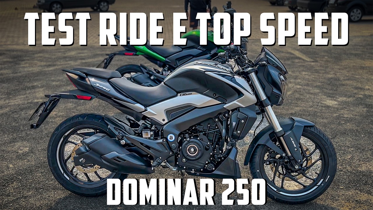 Nova Dominar 250 | Acelerando tudo até o Topspeed | Test Ride