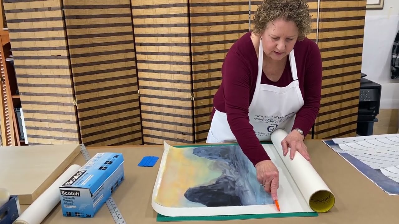 USING DRY ADHESIVES FOR ENCAUSTIC MONOTYPES AND COLLAGE