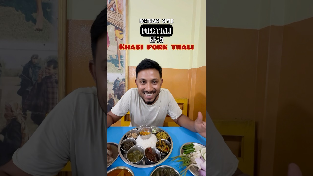 Khasi pork thali.. || Ep : 5 northeast style pork thali
