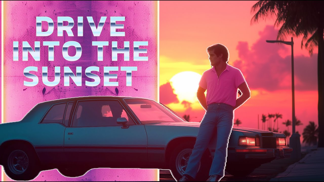 1980s Neon Sunset Drive | Romantic Synthwave Mix