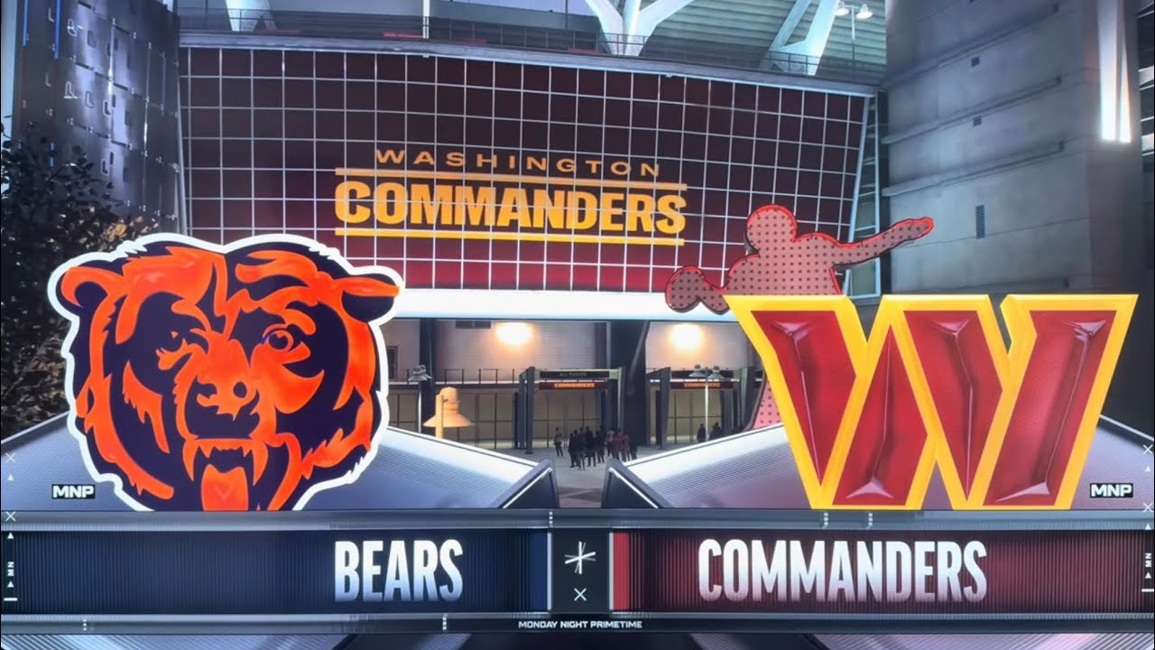 Bears vs Commanders madden 26 full game 2025 NFL season week 6￼￼