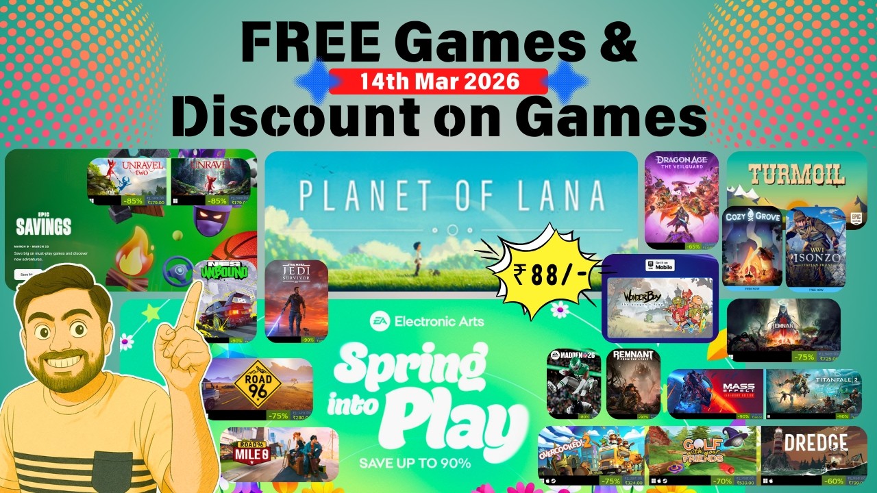 Claim this week's FREE & Discount on Games Now - 14/03/2026 🔥