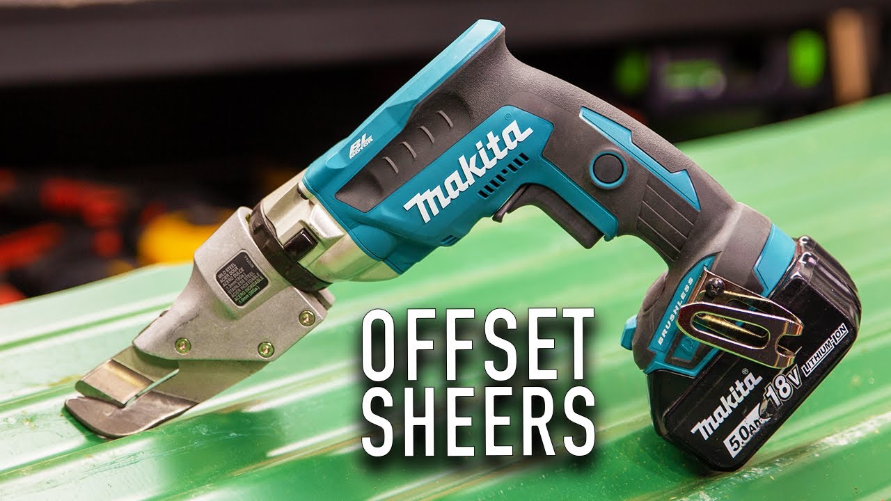 NEW Makita 18v Brushless Offset Metal Sheers