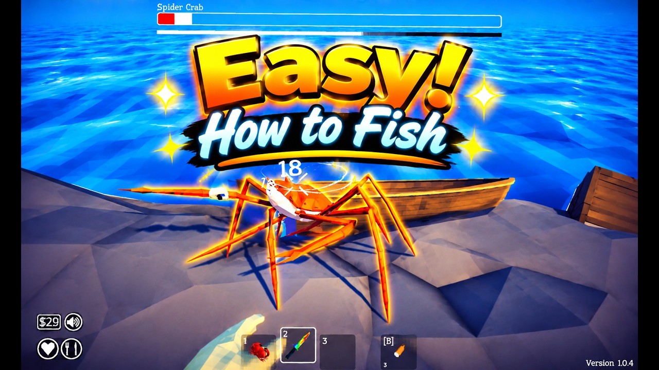 Beating First Boss! How to Fish - Dazed Games