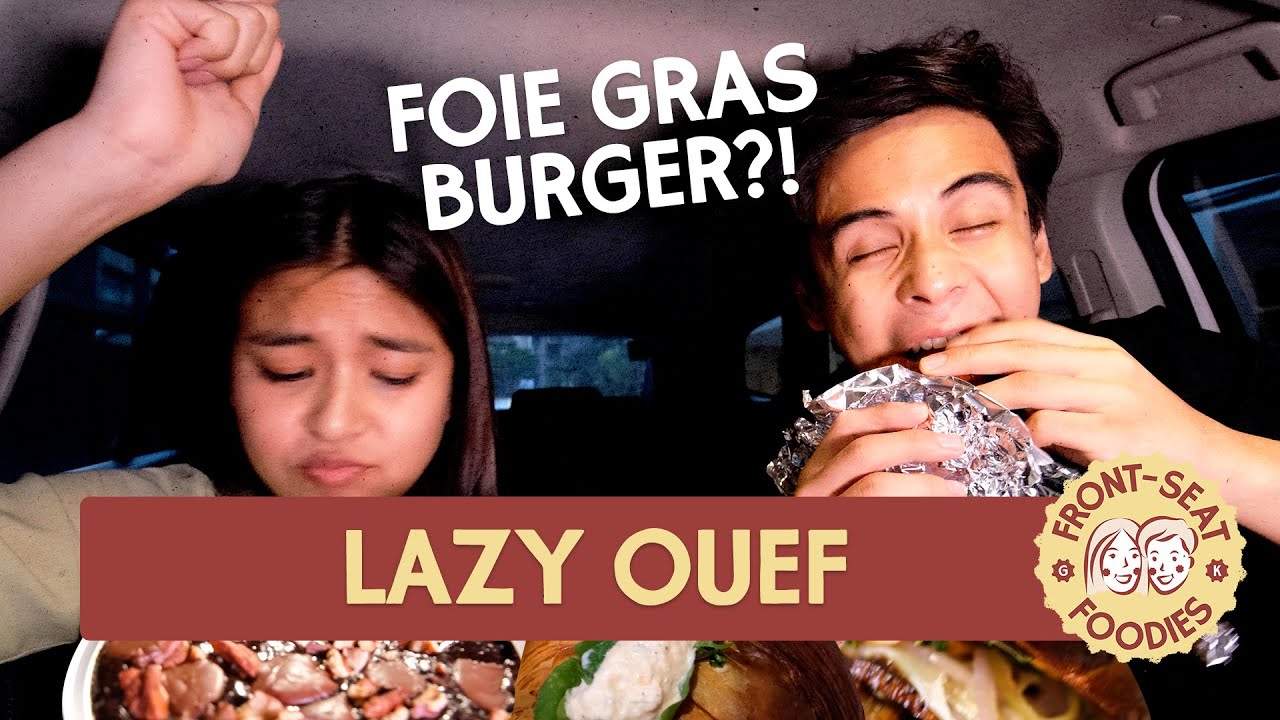 Foie Gras Burger! LAZY OEUF BY METRONOME! - Ep. 7 | Front-Seat Foodies | Gabbi Garcia & Khalil Ramos