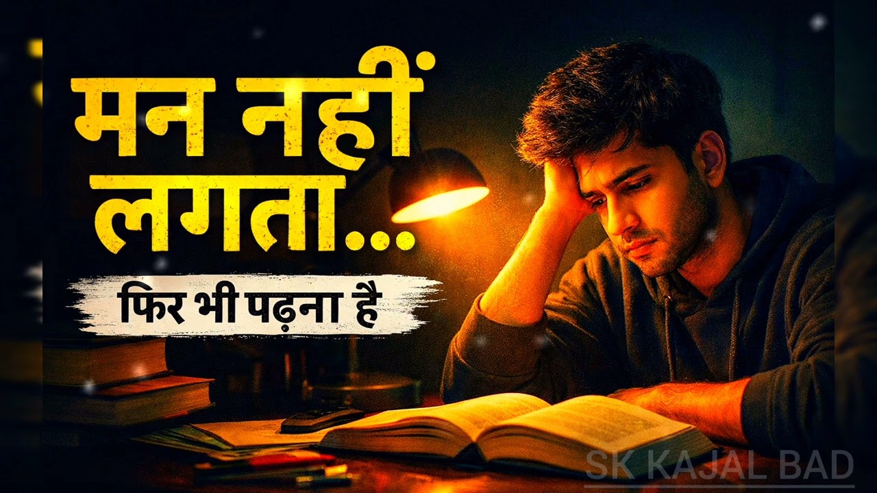 नहीं लगता फिर भी पढ़ना है | Study Motivation Song Hindi | Students Motivation | Exam Motivation 2026