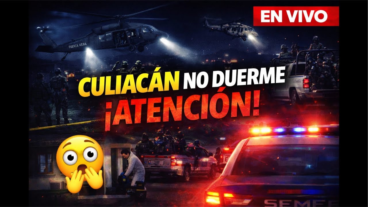 🚨 Culiacán en alerta esta noche | Lo que se vive al recorrer la ciudad #envivo