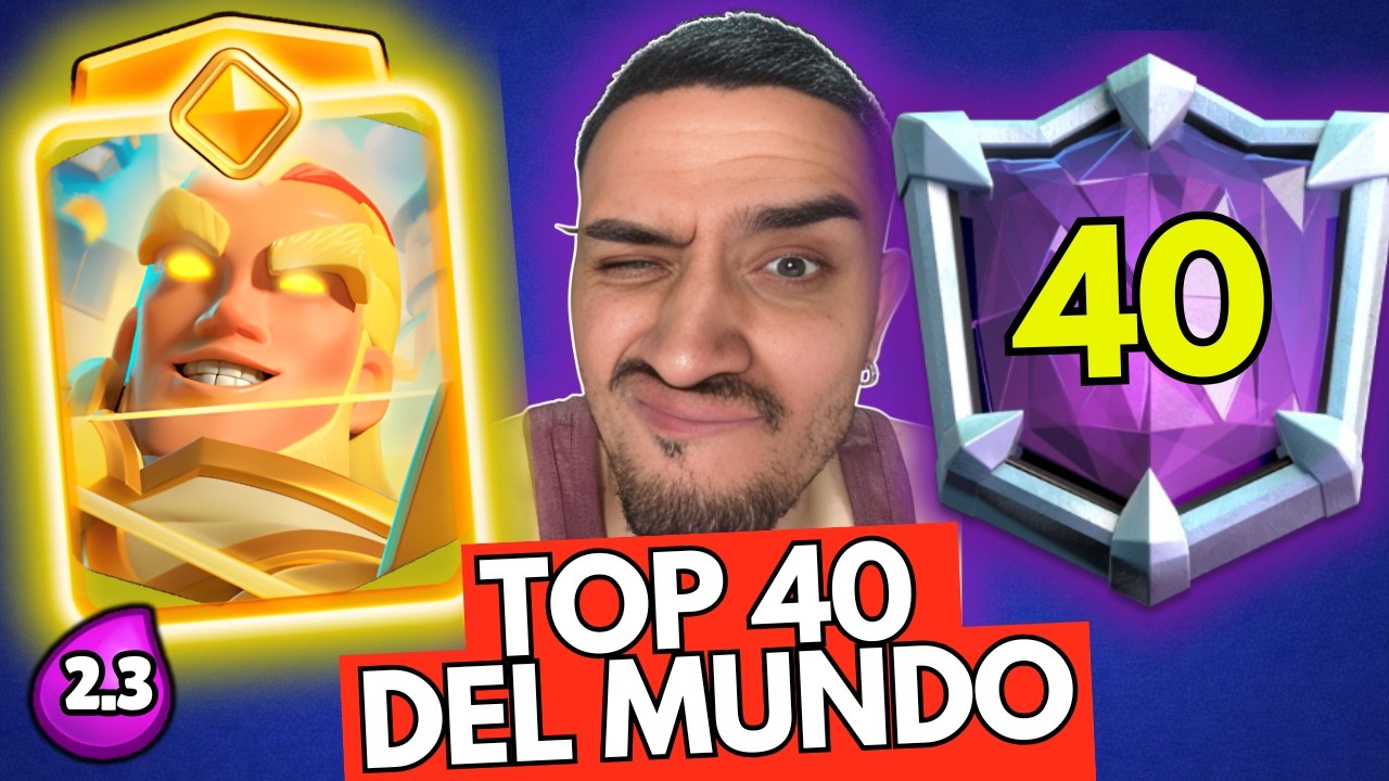 TOP 40 DEL MUNDO EN CLASH ROYALE!! Top Rankeds Gampelay ❤️‍🔥​😈​