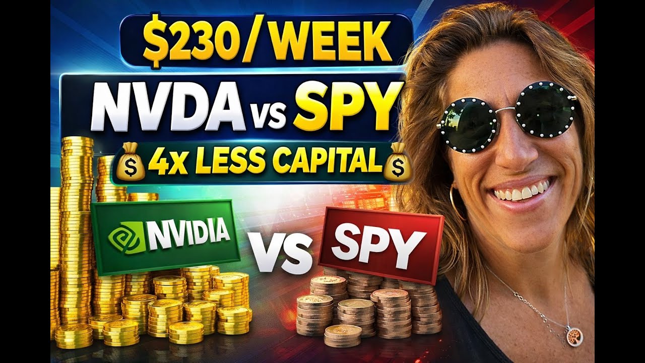 NVDA vs SPY  Selling Puts for Income — Same Premium, 4x Less Capital (Real Trades)