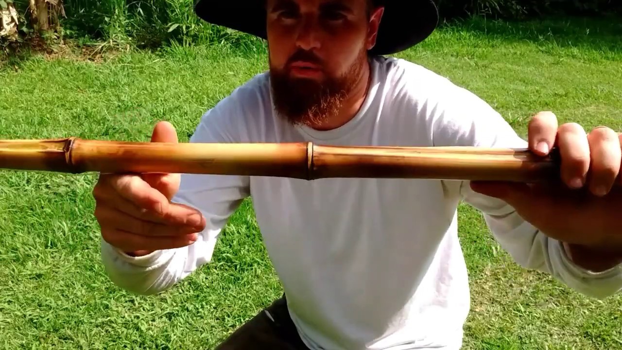 Como cortar e preparar vara de bambú para pesca de pirarara