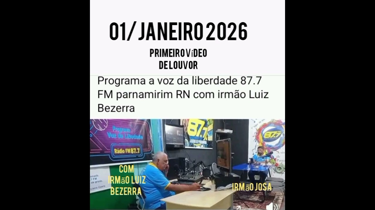Programa a voz da liberdade com irmão Luiz Bezerra 