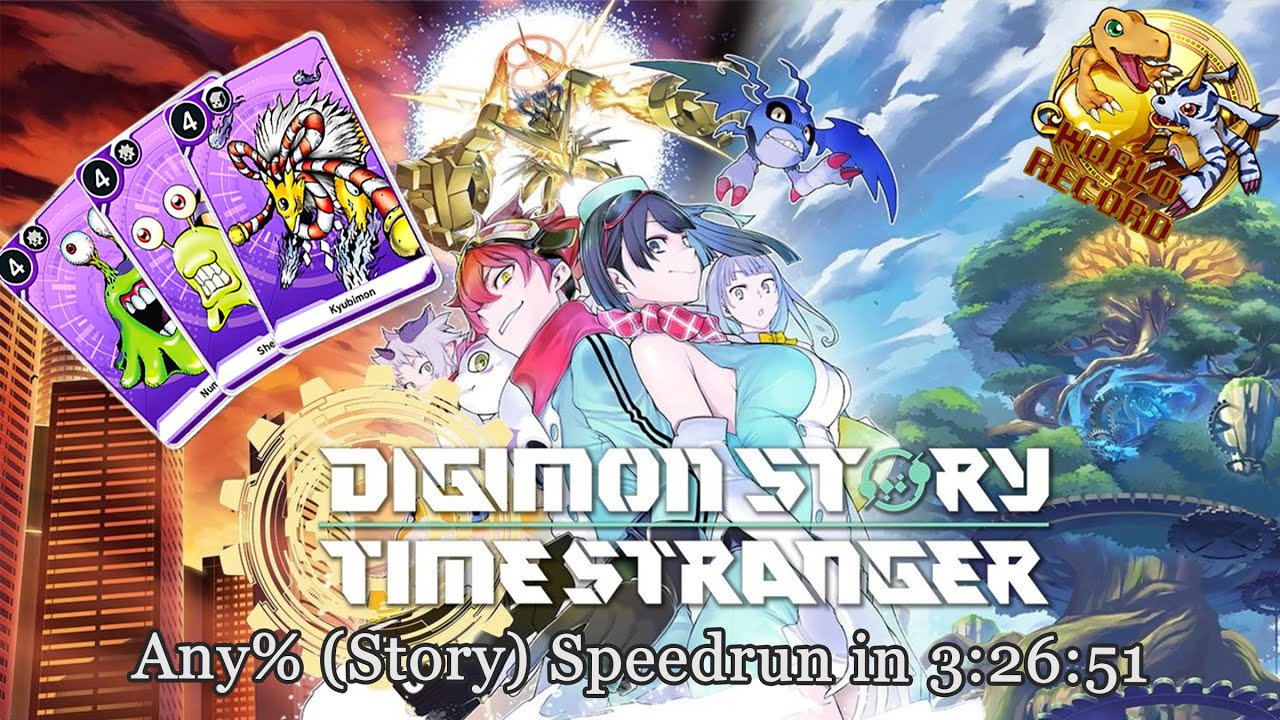 Digimon Story: Time Stranger - Any% (Story) Speedrun in 3:26:51 [World Record]