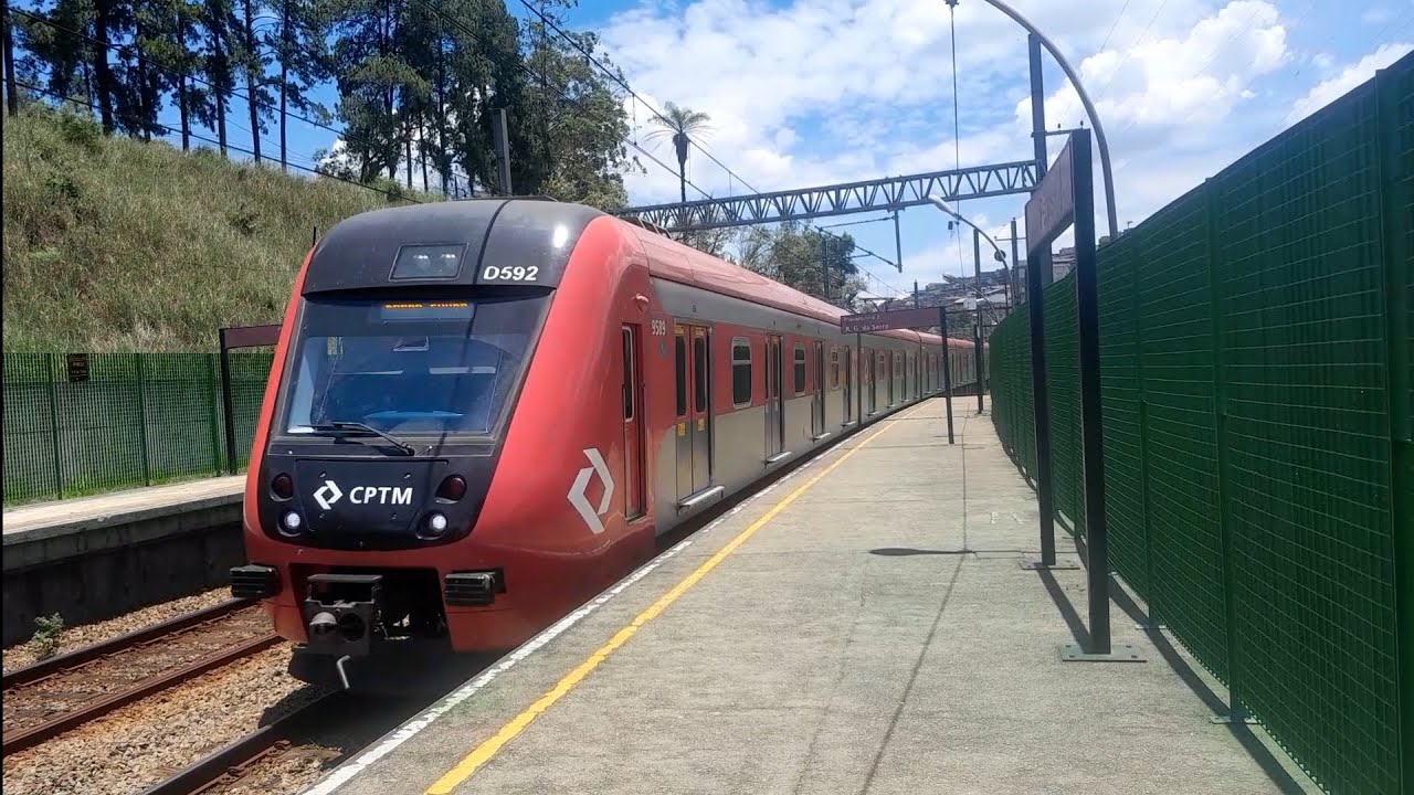 TIC Trens | trecho completo entre Perus até Palmeiras Barra-Fuda no trem série 9500 (D592) 