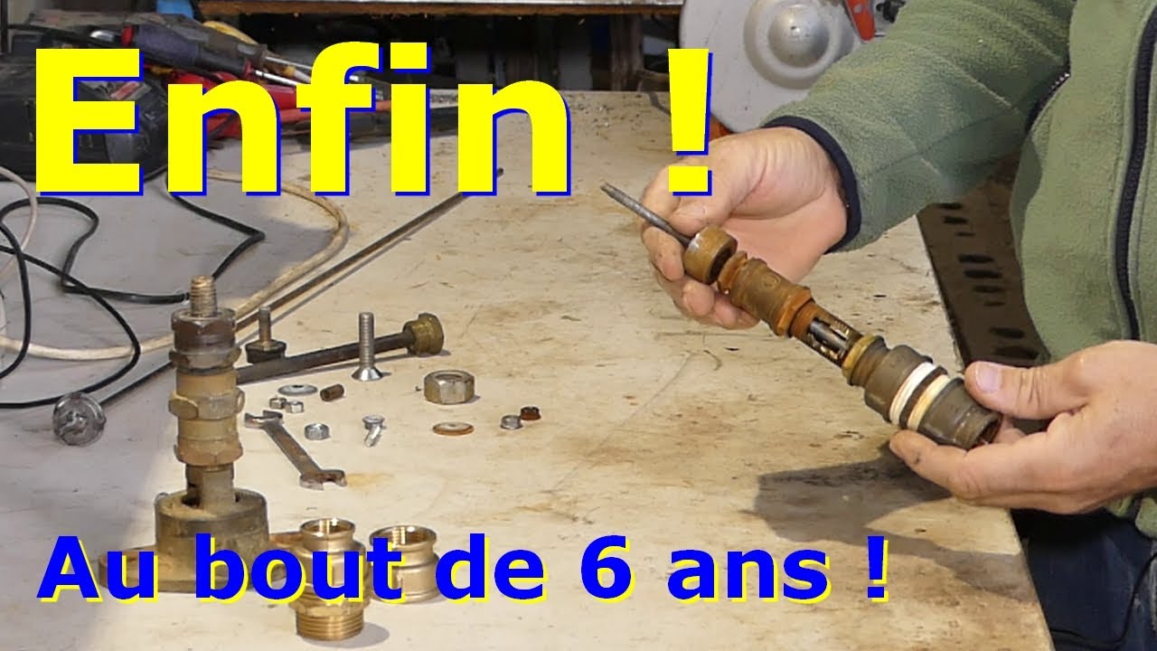 👨‍🔧Création clapet de choc pour que notre bélier hydraulique ne s'arrête plus 👌