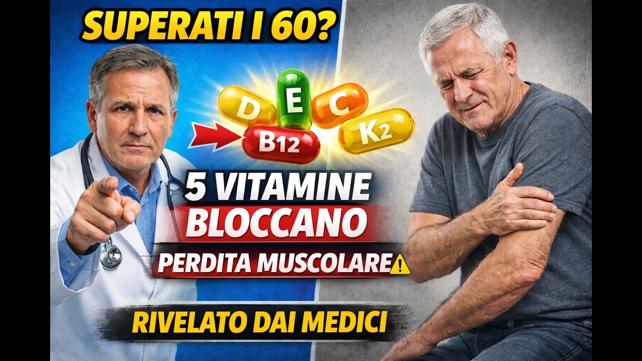 5 Vitamine Essenziali per Restare Forti e in Movimento dopo i 60 Anni (Guida Completa)