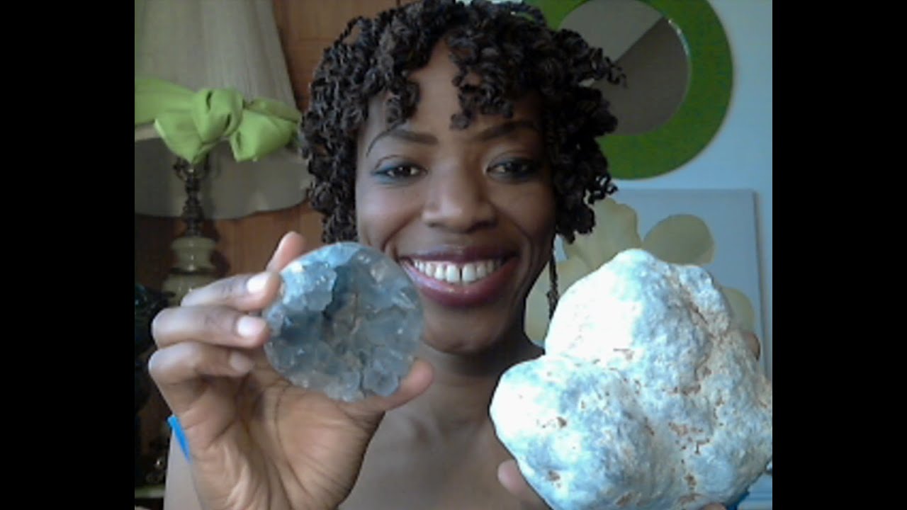 CELESTITE Crystal + ANGELITE Crystal - Connect w/Angelic Realm & Human Angels!