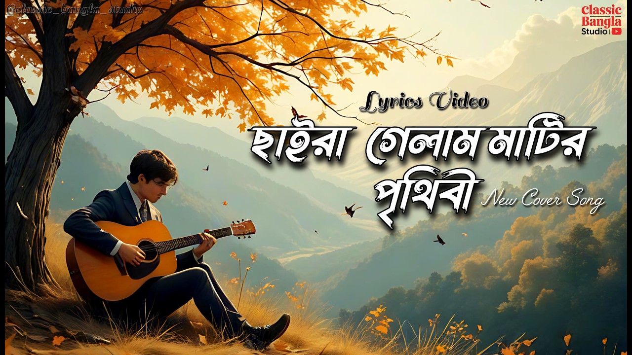 ছাইরা গেলাম মাটির পৃথিবী 🔥 Lyrics Video | New Cover Bangla Sad Song 2026 | Tik Tok Viral Trend Song