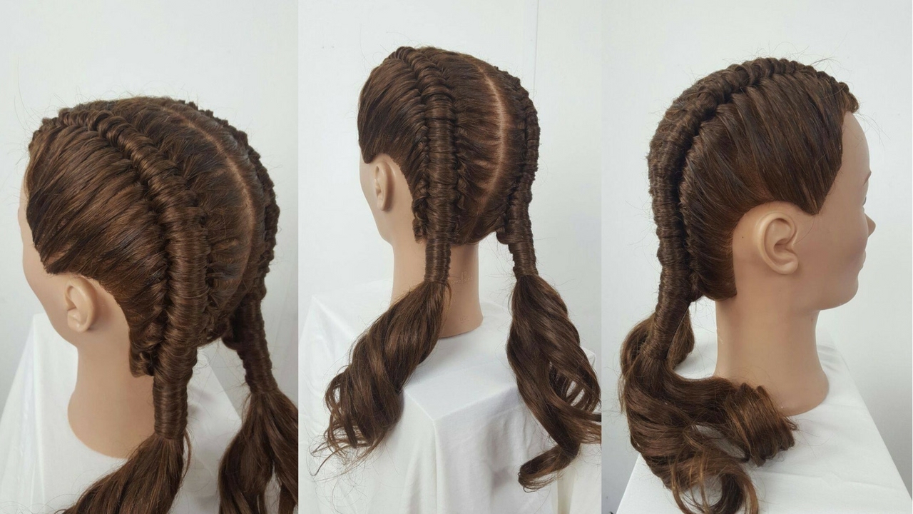 TRENZAS GEMELAS CON EL TEJIDO NUDOS | DIANA ROJAS