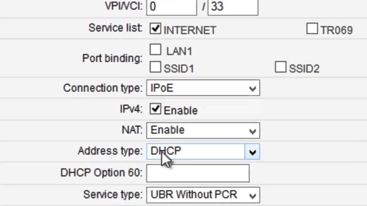 How to Configure a Huawei EchoLife HG521 Modem-Router (Internet Connection Type)