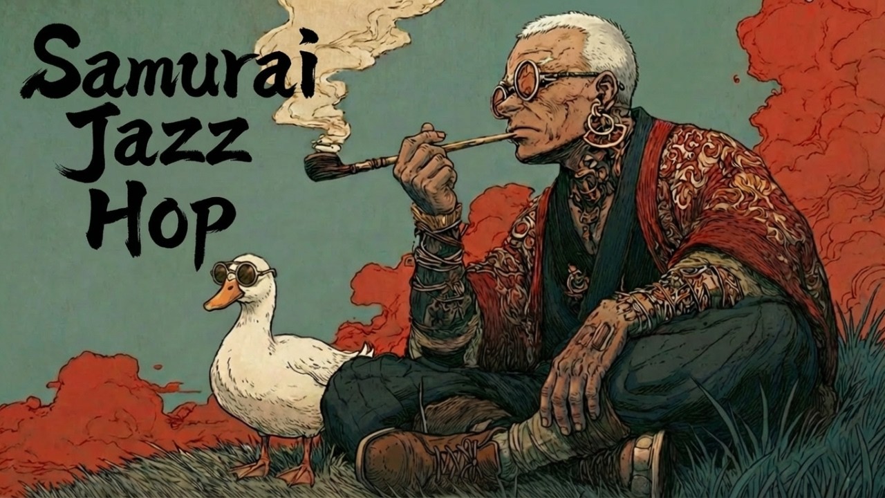Own the shadows with a silver soul: Stylish Samurai Jazz Hop | 50min